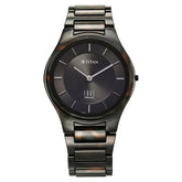 Titan Edge Ceramic Men's Watch Analog in Arctic White Dial With Ceramic Strap, 1696KC04